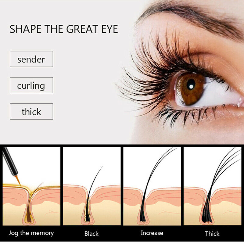 Eyelash Growth Enhancer Natural Extensions Eye Lashes Quick Growth Serum Liq Ew