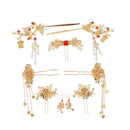 Handcrafted Chinoiserie Crystal Hair Sticks