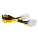 4-Pin to 8-Pin EPS 12V ATX Motherboard Power Supply Adapter Converter Cable