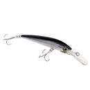 Minnow Fishing Lure Hard Baits Crankbait Hook Tackle Lure Treble Hook Black