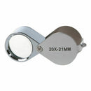 Foldable Jeweler Magnifying Loupe 20 x 21mm Magnifier W5N3