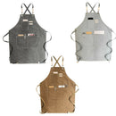 Canvas Cook Apron Barista Bartender Chef Hairdressing Apron Catering Unifor