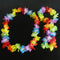 4 pcs/set Hawaiian Tropical Hula Luau Grass Dance Head Neck Wrist GarlandME
