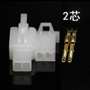 10sets 2.8mm Electrical wire Connector 2P Male Female Motorcycle terminal plug