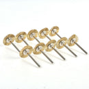 10 PCS 22mm Brass Wire Wheel Brush Fit Grinder Rotary Tools T-copper Wire Bru ly