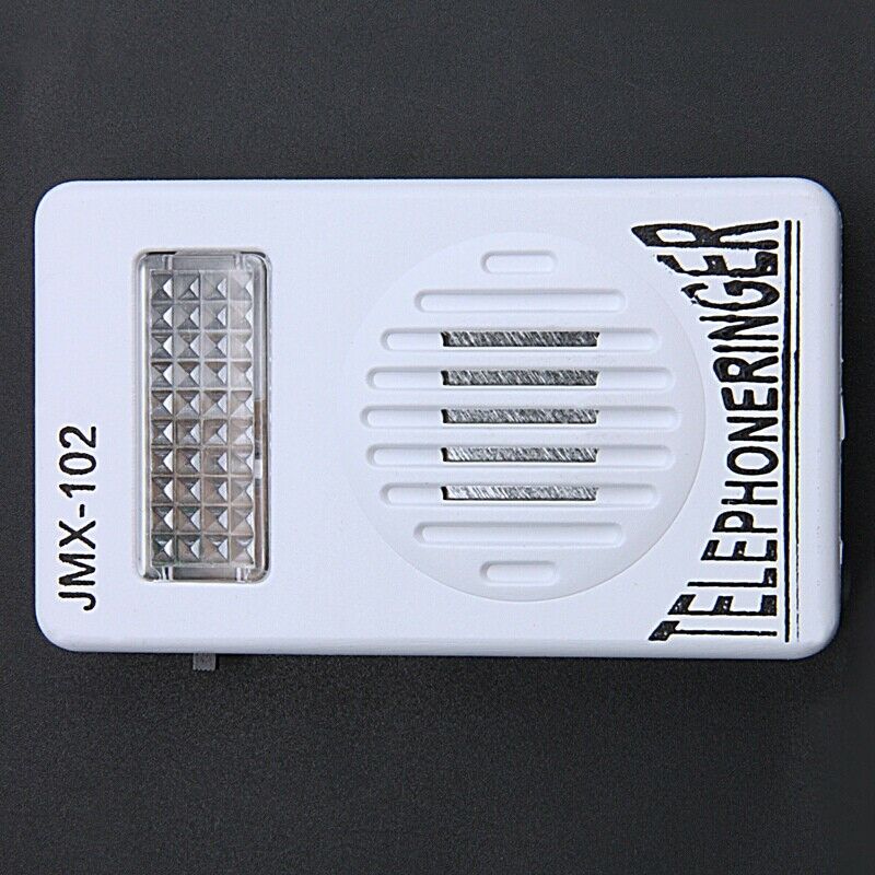 RJ11 Adapter Louder Telephone Ring Flash Amplifier Ringer for Landline Tele E5G5