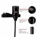 6m Dual-Head Lavalier Lapel Clip-On Microphone For Lecture Or Interview For F1T5