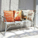 Set of 4 Fall Pillow Covers Autumn Theme Farmhouse Decorative Throw Pillow