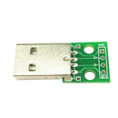 10pcs Micro USB 2.0 Male Head Socket To DIP 2.54mm Pin 4P Adapter Board