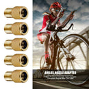 10x Bicycle Valve Adapter Presta to Schrader Converter Bike Pump Connector