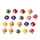 20 Mini Landscape Hedgehog Mushroom Garden Ornament for Plant Fairy Accessories