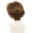 Fashion Wig Short Haircut Curly Color Gradient Wigs Short Human Hair Synthe