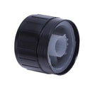 Aluminum alloy knob for volume control, 23 x 17mm, black Z6K1