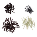120pcs/box Carp Fishing Tackle Clips Quick Change Swivels Anti-Tangle Tube