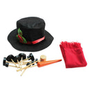 1set DIY Snowman Making Decoration Dress Up Scarf Hat Outdoor Xmas Decor