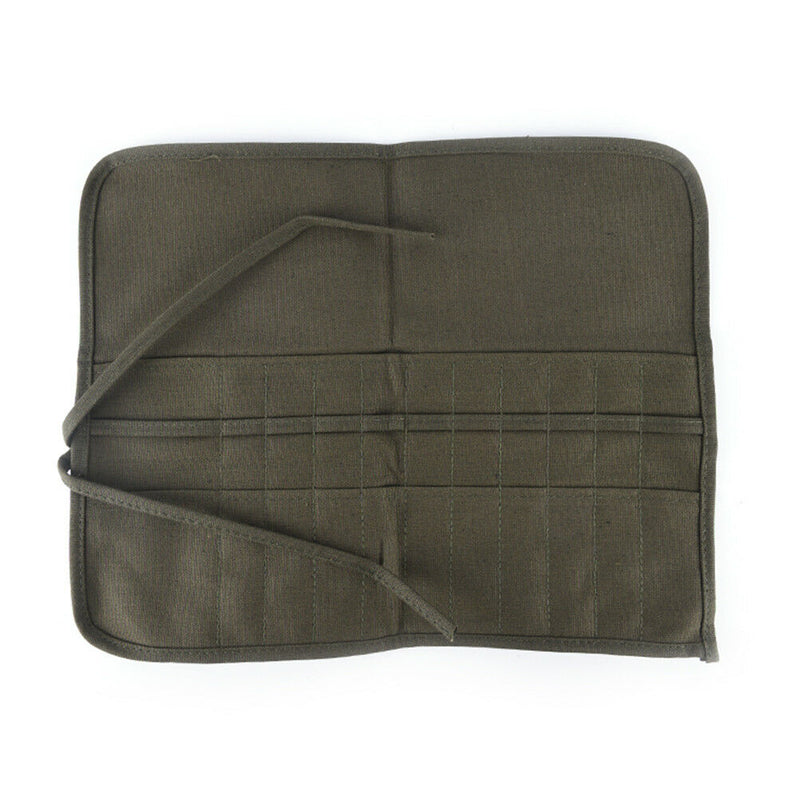 Roll Up Canvas Paint Brush Bag For Artist Draw Pen Brush School Arts Supplies 3C