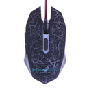 Black USB Wired 6 Keys Dynamic 1600 DPI LED Light Up Backlight Gaming Mouse Mice