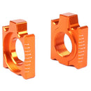 Rear Chain Adjuster Axle Blocks For Ktm Sx Sxf Xc Xcf Exc Excf Xcw Xcfw 85