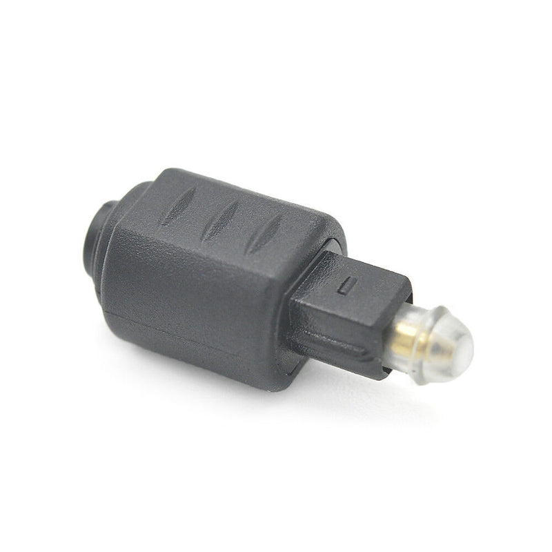 Mini 3.5mm Female Jack Plug to Digital Toslink Male Optical Audio Adapter New