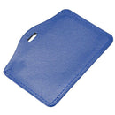 5 Pcs horizontal synthetic leather with personal badge-holder with name, co I2J1