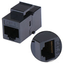 RJ45 Female to UTP Cat5e CAT6 Keystone Jack Inline Coupler Connector Adapter  Bj