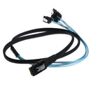 Durable 1M/3ft Mini SAS 36P SFF-8087 To 4 SATA 7Pin Hdd Cable