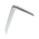 4pcs Wall Furniture Shelf Brackets Braces Iron White 15x20cm