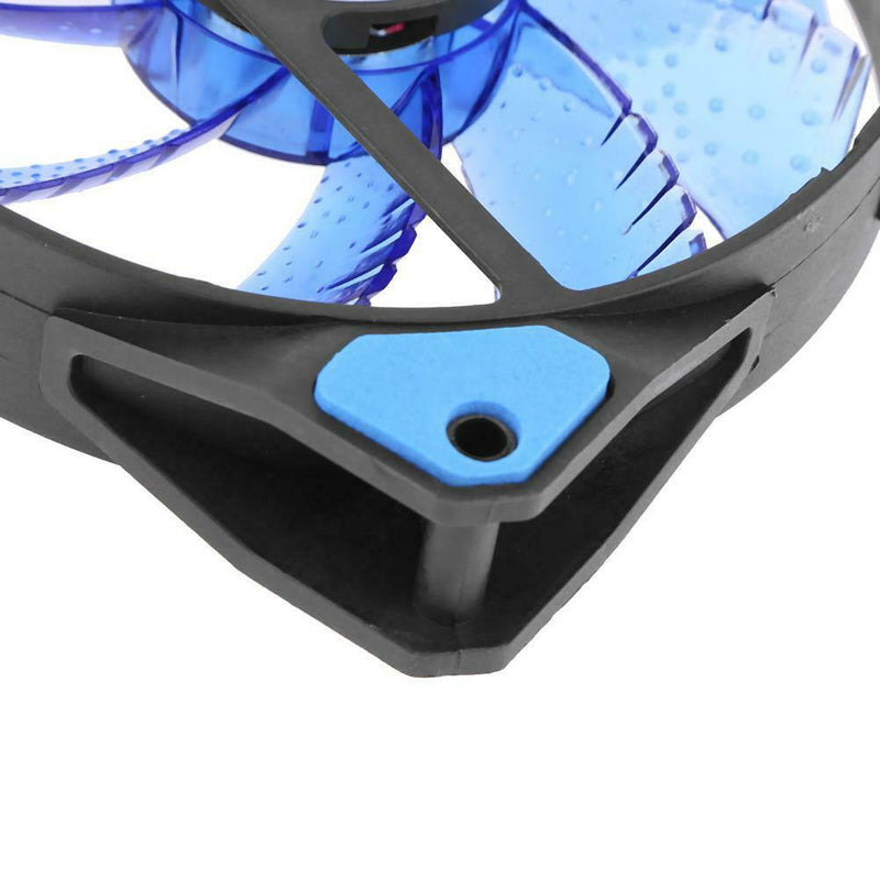 PC Computer 33 LED 120mm Silent Computer Case Heatsink Cooler Fan(Blue)