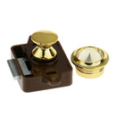 3 Sets Push Button Drawer Catch Lock Knob Latch for Cabinet/ RV/ Boat Cupboard,