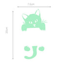 Glow In The Dark Stickers Luminous Kids Bedroom Nursery Wall Decals Cat