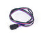 1pc 50cm 4pin red male flat connecting wire for rgb 3528 5050 led strip light JR