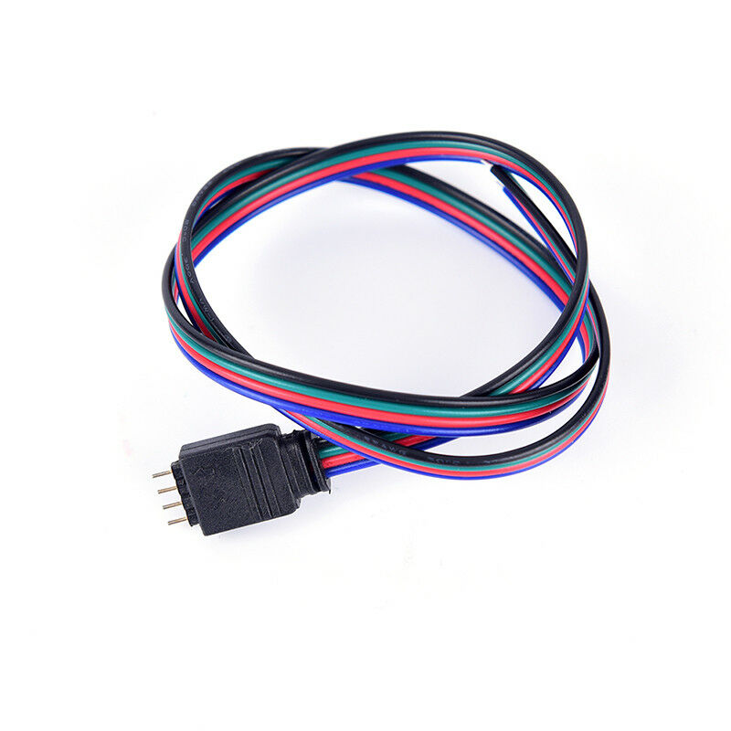 1pc 50cm 4pin red male flat connecting wire for rgb 3528 5050 led strip light JR