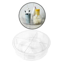 Lazy Susan Divided Turntable Storage Container, Storage Organizer Box Container