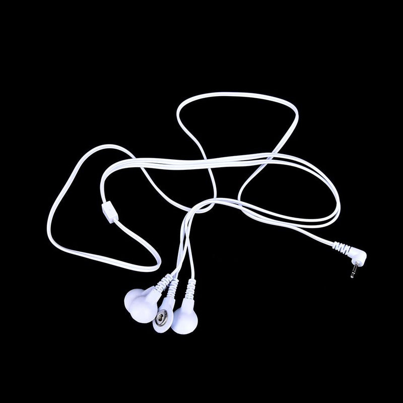 2.5mm 4 Button 2 In 1 Electrode Lead Wires Connecte Cables for  Machine D Kw