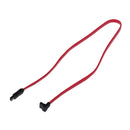 5x Red 19.7 Inch L-Shape Sata2 Male to Sata2 Male Cable For Sata / Sata2 Ha A7O1