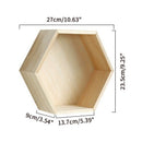 Nordic Style Storage Racks Hexagonal Wall Shelf Diy Storage Racks Organizat C4N8