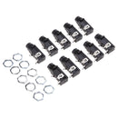 20 Pieces 6.35mm/6.35 Stereo Audio Microphone Female Socket Jack