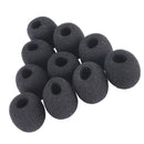 Pack of 10 Lapel Lavalier Tie Clip-on Microphone Windscreen Mic Wind Muff Sponge