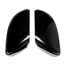 2Pcs/Set Bright Black Front Wing Side Mirror Cover Housing Cap for Golf Mk6 V6A6