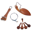 1 Set Jujube Wood 4/4 Full Size Violin Replacement Accessories DIY Brown Luthier