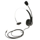 Monaural Call Center Telephone Headset Noise Cancelling Headphone with Mic,