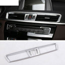 For BMW X1 F48 2016-2018 Accessories ABS Matte Chrome Console Air- U5A1