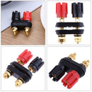 Banana Plug Binding Post Terminal Connector for Speaker Amplifier A