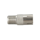 Screw on F Socket Female to TV Aerial FEMALE Coax Adaptor/Connector