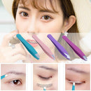 4pc Pro Stainless Steel Slant Tip Eyebrow Tweezer Hair Removal Makeup Tool 1.89"