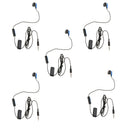 5x Portable 3.5mm Jack Mono Earphone 1.2m Length Single Earbud for Sony PS4