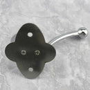 10 Pack Stainless Steel Hooks Bathroom Hooks Metal Coat Hooks Suitable for  V4E3