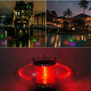 Solar Powered LED Floating Ball Lamp Dec Drift Light Swi For Garden Fa H4Z5 W8H2