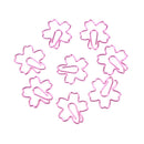 2Pcs Pink Red Sakura Cherry Blossom Flowers Paperclips Planners Paper Clip BD3C