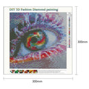 5D DIY Full Drill Diamond Painting Glitter Eye Cross Stitch Embroidery Kits